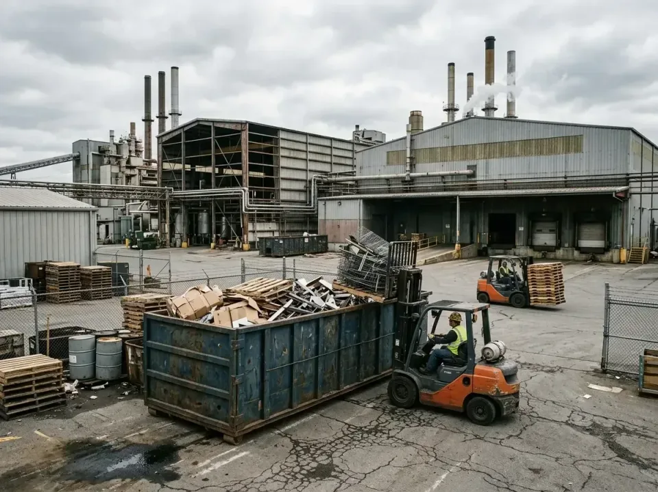 industrial-factory-scrap-conta-003 — frequently asked questions, Cheap Roll-off Dumpster Rentals in State Line, PA